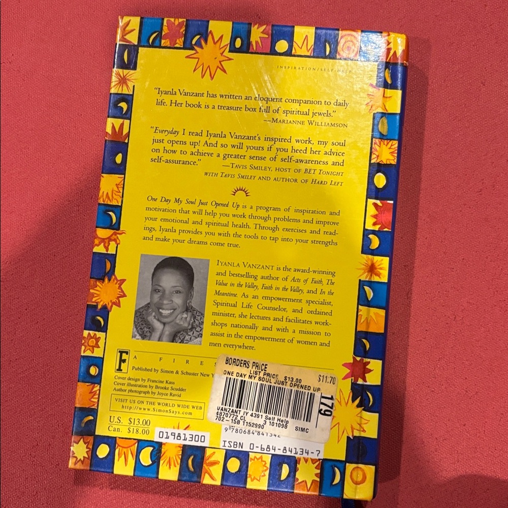 One Day My Soul Just Opened Up hardback Iyanla  like new inspiration motivation - Picture 3 of 8